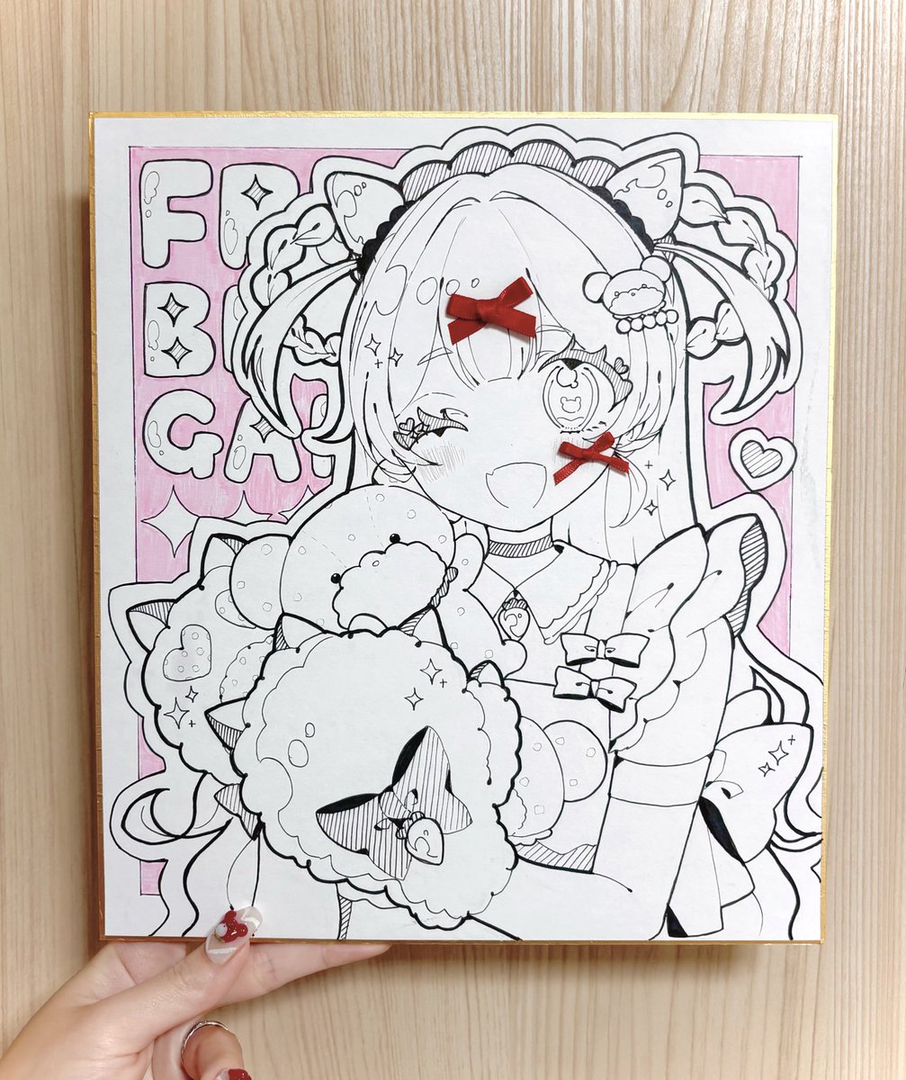 おっきめ色紙ʕ•ᴥ•ʔ🍓🎀 
#COMITIA154 