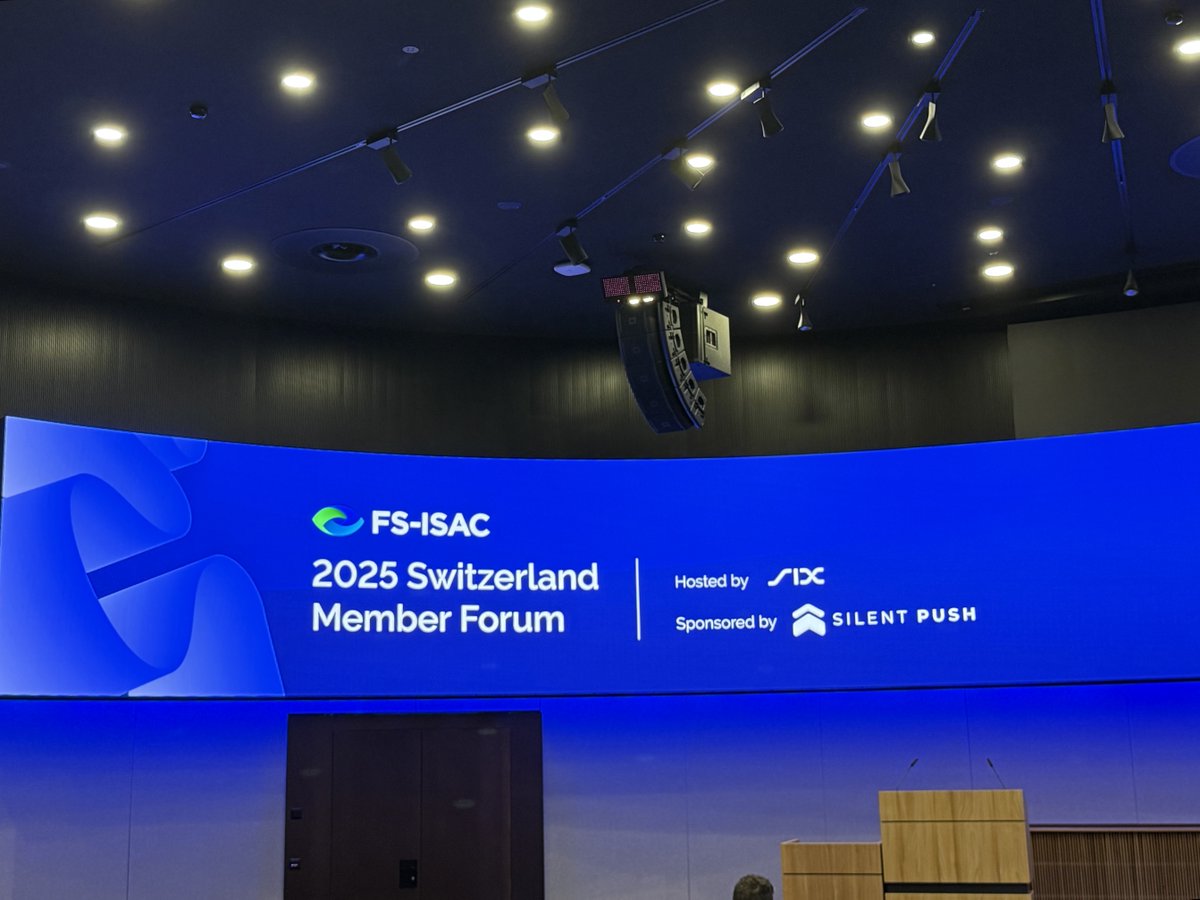 FSISAC's tweet image. Last week, member forums took place in Cincinnati, Melbourne, Mexico, and Zurich, offering FS-ISAC members and partners the opportunity to learn from experts and share and network with peers.

Find an event near you: hubs.ly/Q03V127b0