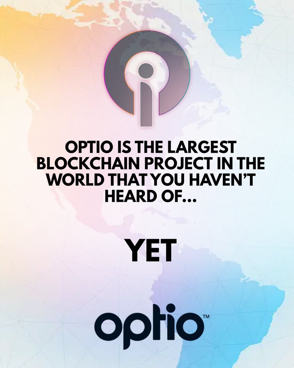 Optiocommunity's tweet image. Optio is the largest blockchain project you have not heard of yet. It powers Parler, PlayTV, Kyvo and Cartix with live utility across a full digital ecosystem. Step in while the world catches up.

optio.community

#Optio #Web3 #PulseEcosystem