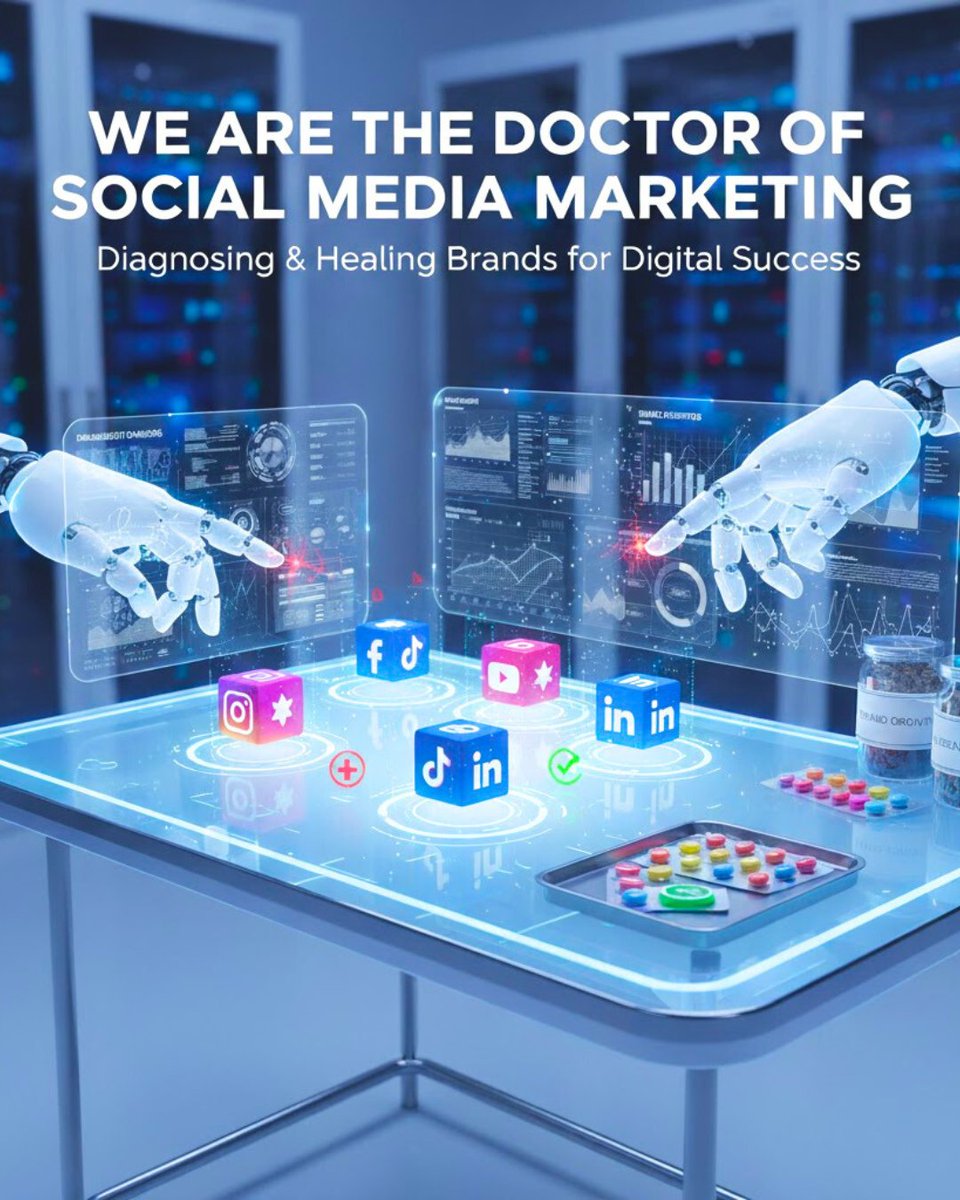 AdveraStudio's tweet photo. 𝗦𝗼𝗰𝗶𝗮𝗹 𝗠𝗲𝗱𝗶𝗮 𝗠𝗮𝗿𝗸𝗲𝘁𝗶𝗻𝗴 𝗗𝗼𝗰𝘁𝗼𝗿𝘀 📷
We diagnose brand problems and deliver smart social media treatments. Our strategies boost visibility, engagement, and growth across all platforms, ensuring your business stays healthy, strong, and digitally successful. https://t.co/V9hOYoIn7b
