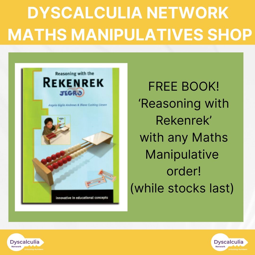 DyscalculiaNet1's tweet image. Oh, exciting pre-Christmas treat! All orders from our manipultives shop will receive this fabulous free Rekenrek book! (While stocks last!). Check out all the fabulous resources we have for home or school - great gift ideas too!

#maths #mathsteacher #mathstutor #dyscalculia