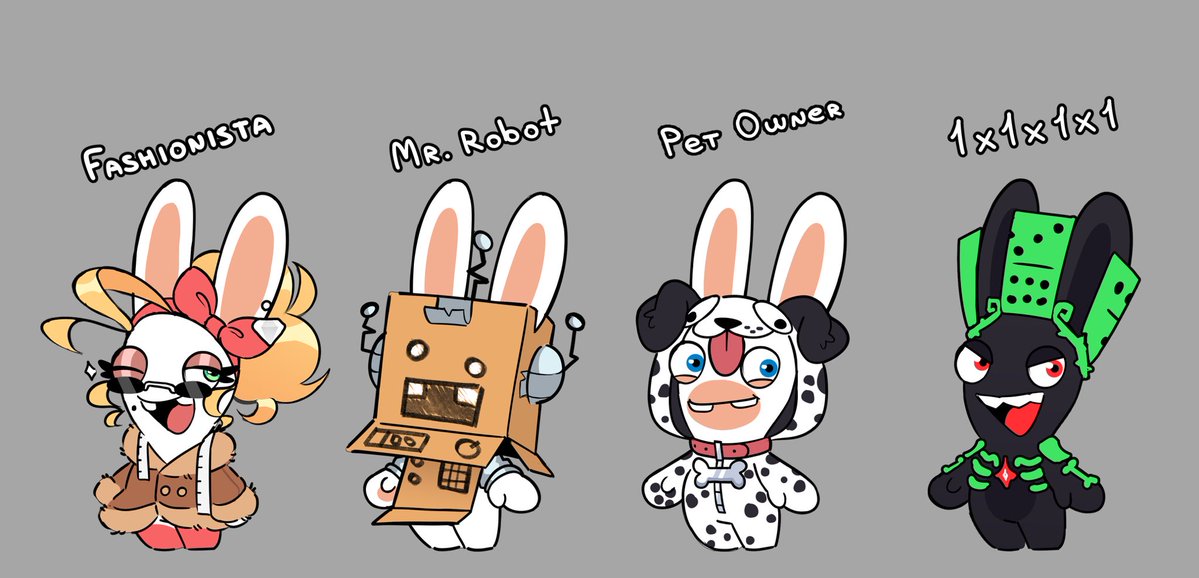 HGesbert's tweet image. What’s your favorite Rabbids Class guys? 🌚🎺

Beebo is a skin for Mr Robot 🤖 
#roblox #robloxart #robloxdev