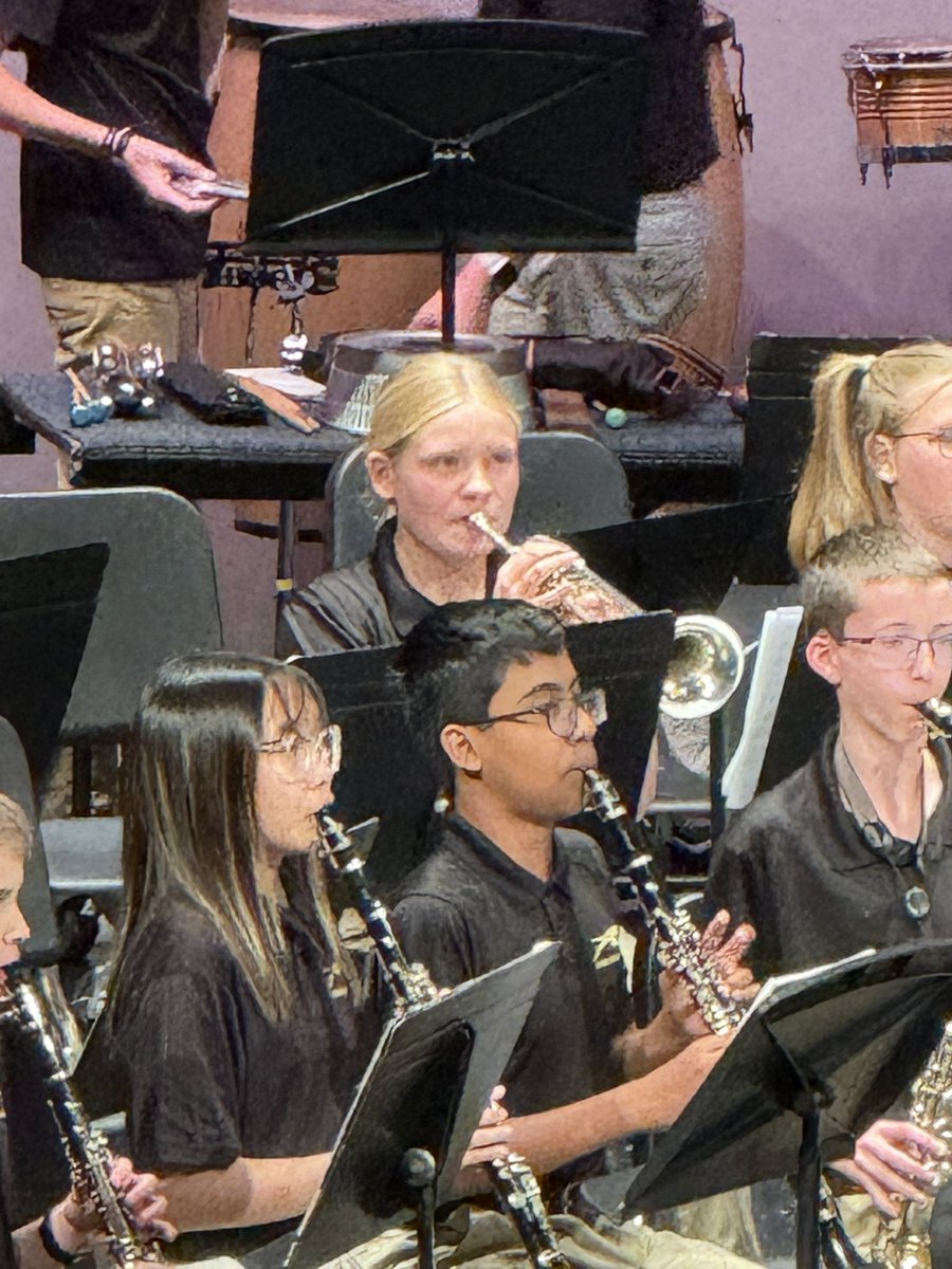 shawnknopp's tweet image. Madelyn and Violet had two awesome band concerts this week. It’s so fun to see them enjoying both their jazz band and concert band experiences! ☺️