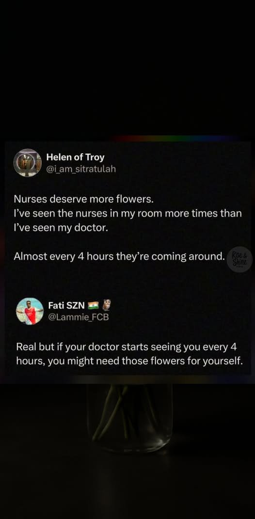 QuangVinhq's tweet image. After multiple trips to the hospital for my illness (a super fun one that wants to kill me), I sent the incredible nurses at the ward a big bunch of flowers with a thank you note 🥲