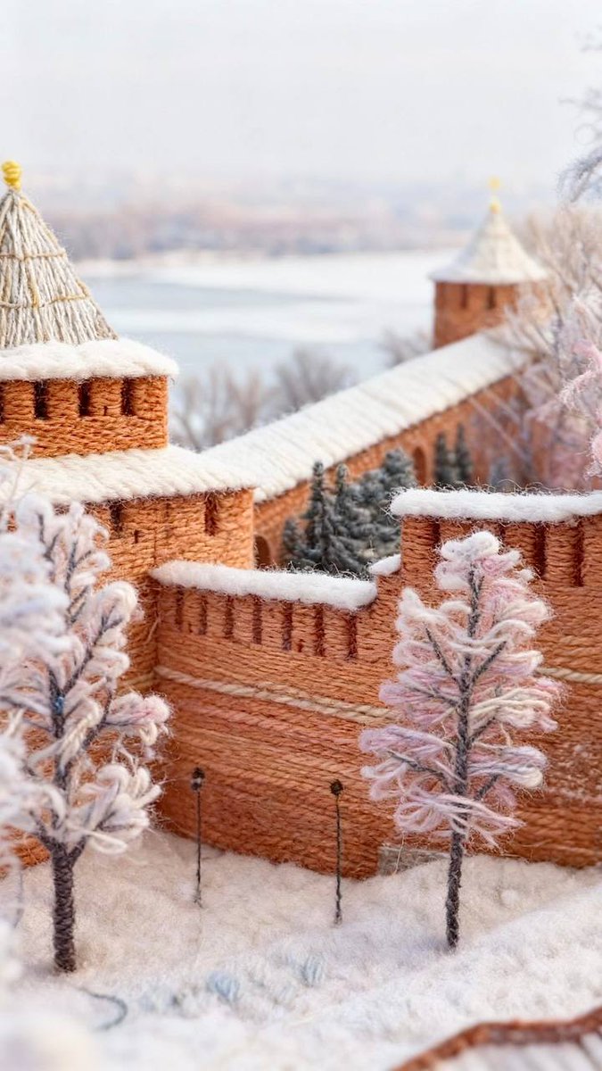 Вязаные города 🥰