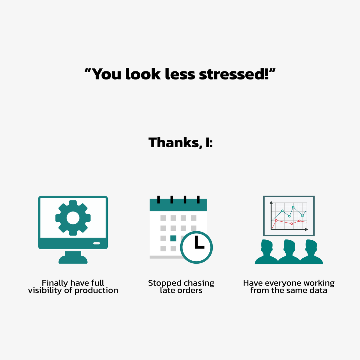 5S_Technologies's tweet image. Less stressed, more in control and... unusually calm for a production manager. 😏

Integrate MIE Trak Pro and experience the difference: bit.ly/3DDziK0 

#MIETrakPro #ERP #ERPSoftware #UKMfg #MRPSystem