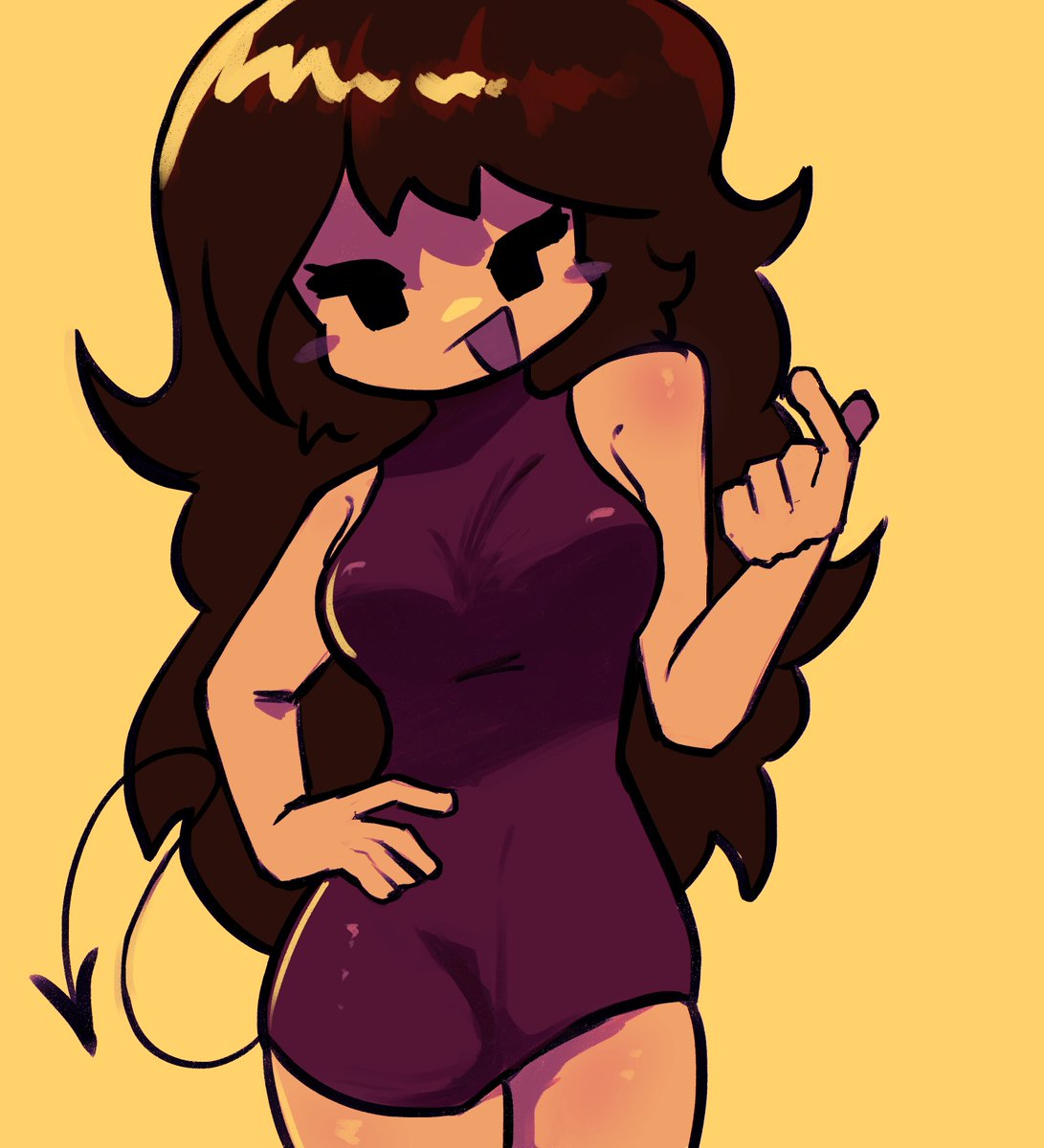 Wanted to try celshading again and fumbled
Used @/yusxki_ and @/TerminalRepo 's styles as inspiration

#FNF #fridaynightfunkin #fnfgf