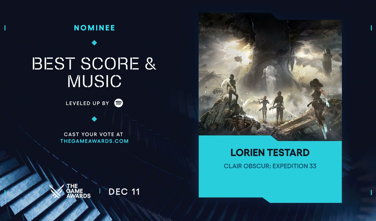 My vote for Best Score &amp; Music

#ClairObscurExpedition33 #thegameawards