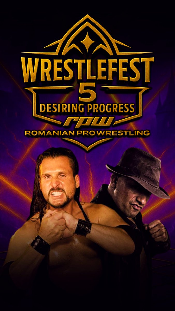 THIS SATURDAY 🇷🇴 CLUJ, ROMANIA!

WrestleFest 5 ⚜️ Desiring Progress

5:30 PM 🏟 DOORS / ADMISSION 
6:30 PM 🤼‍♂️ SHOWTIME 

Limited number of tickets available 🎟➡️ entertix.ro/evenimente/325…