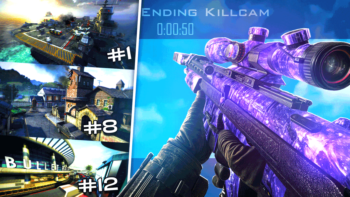 Bo2 Comp Map Rotation Pre Match Timer Trickshotting On EVERY BO2 Map.. Again, Editing ...