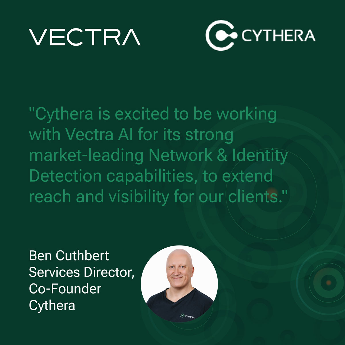 Vectra_AI's tweet image. We’re excited to share that Vectra AI has entered a strategic partnership with Cythera to strengthen cyber defence outcomes for organisations across the ANZ region.

As the threat landscape evolves and adversaries increasingly adopt AI-driven techniques, this partnership unites…