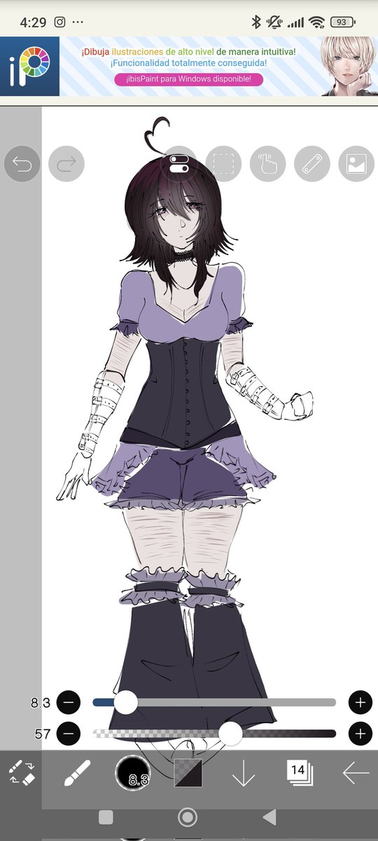 alissitee's tweet image. #oc #insert despues lo acabo pero esto he avanzado de mi mona dmmd