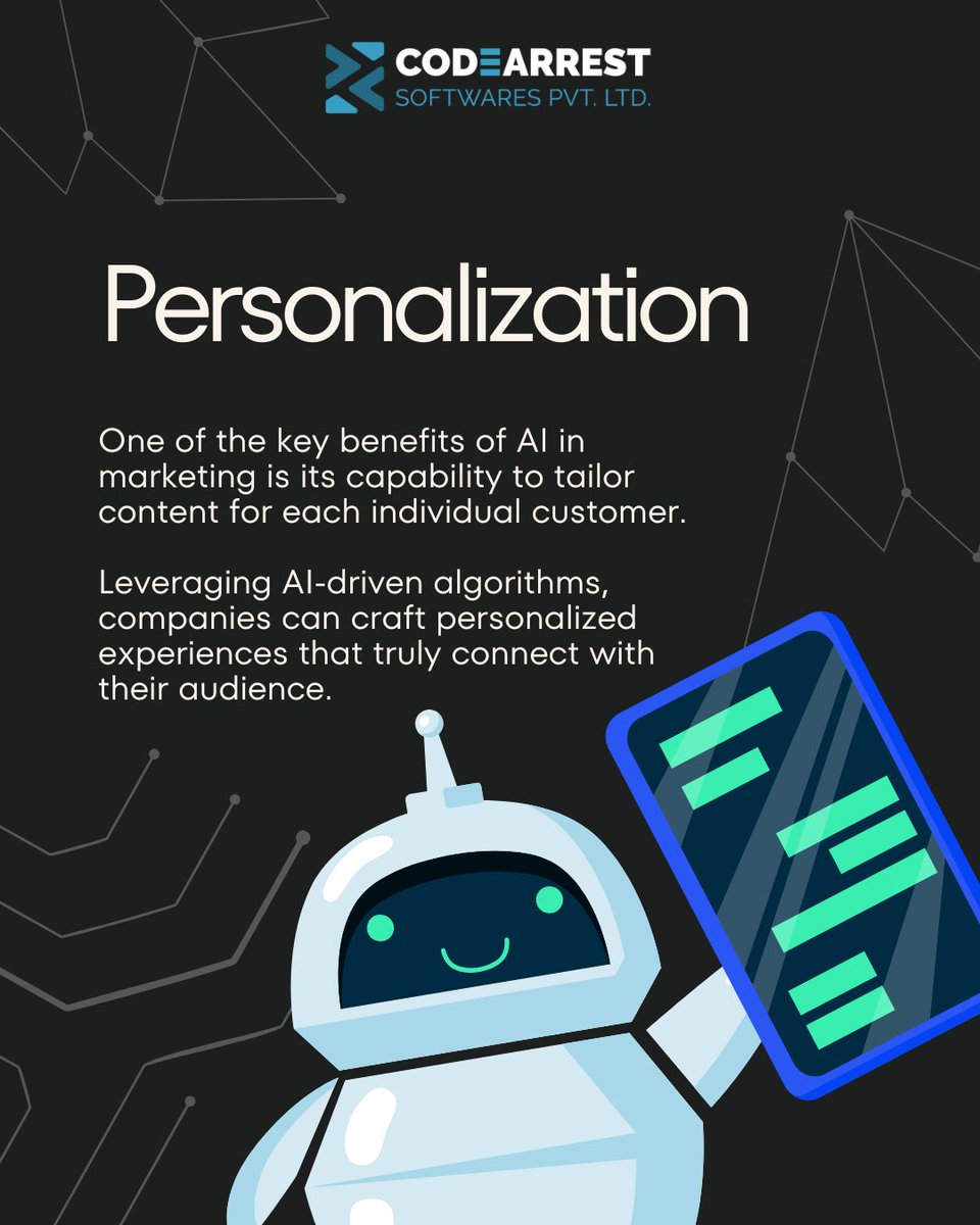 codearrest's tweet image. AI isn’t just the future of marketing — it’s shaping the now.
#CodeArrest #ClockSession #jobArrest #AIMarketing #MachineLearning #DigitalMarketingTrends #AIinBusiness #TechInnovation #PredictiveAnalytics #Personalization #FutureOfMarketing #VisualSearch #MarketingStrategy