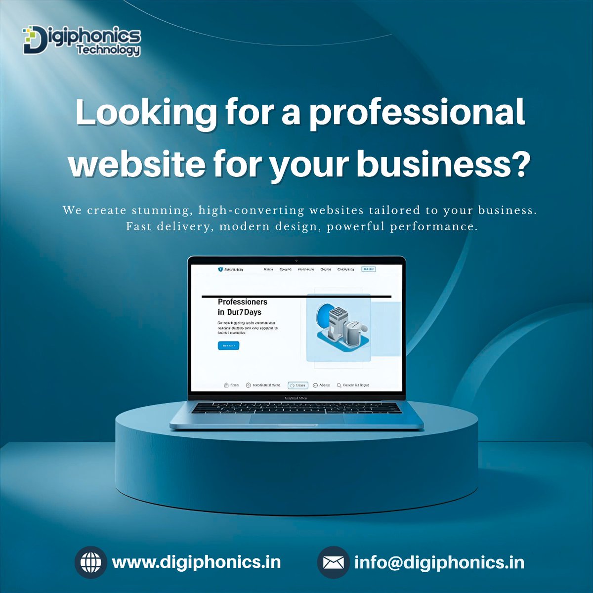 digiphonics23's tweet image. Looking for a professional website for your business? We design fast, responsive, and SEO-optimized websites that help you grow online and convert more customers.

#WebDevelopment #WebsiteDesign #BusinessWebsite #ResponsiveDesign
#DigitalSolutions