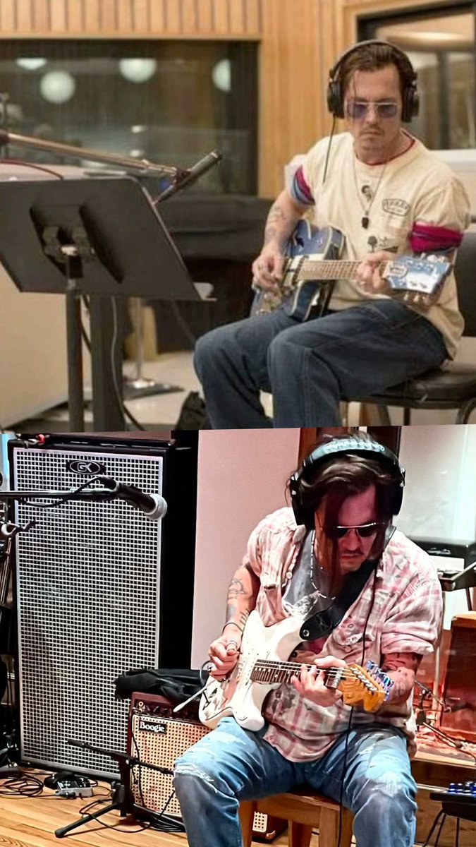 His passion 🎸
#JohnnyDepp