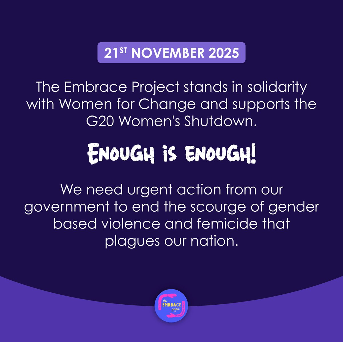 The Embrace Project tweet media