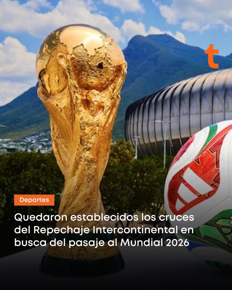 trecepy's tweet image. ¡CRUCES DEFINIDOS! 🏆🌎

⚽️ En Zúrich se realizó el sorteo del Repechaje Intercontinental. Bolivia jugará contra Surinam, y el vencedor enfrentará a Irak. 

👀 En el otro cuadro, Jamaica se medirá con Nueva Caledonia, y el ganador buscará el pase al Mundial frente a la República…