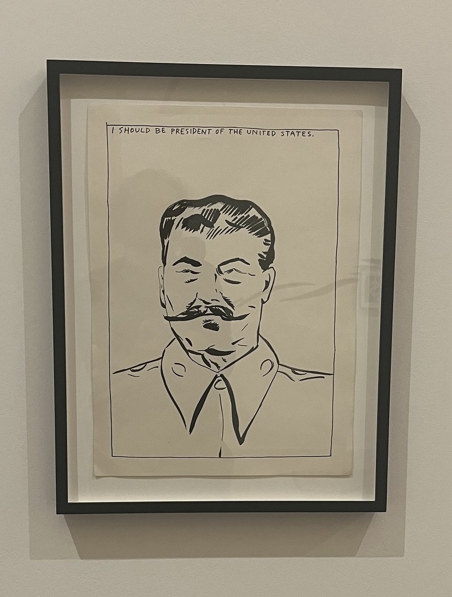 Una viñeta de Raymond Pettibon de 1986 pero vigente.
Expuesta en el Museo Picasso en París.