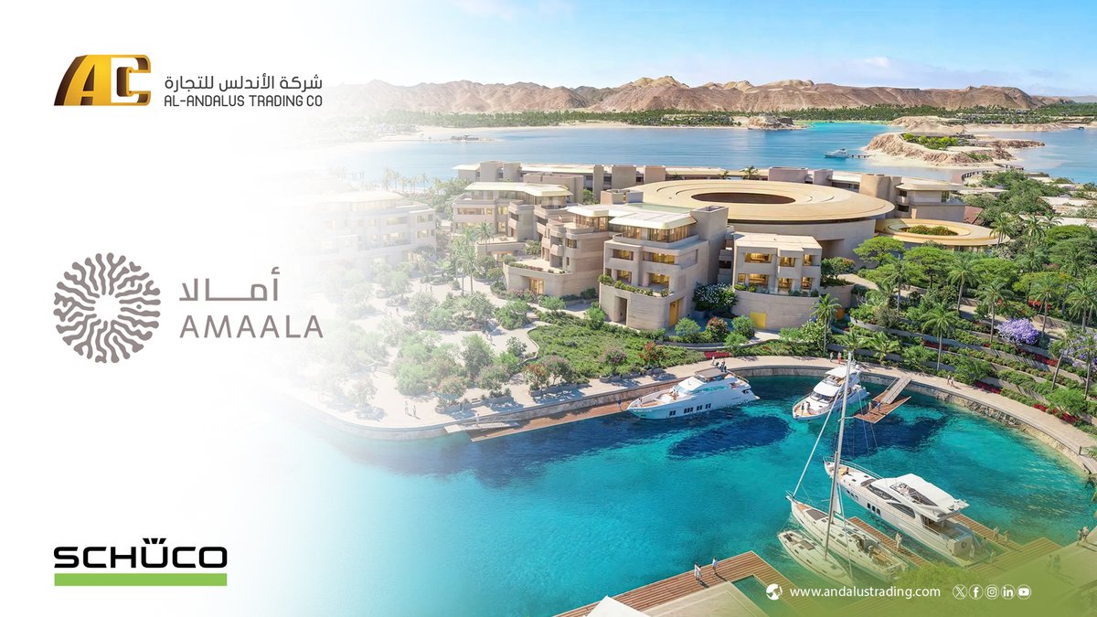 andalus_trading's tweet photo. فخورون بالإعلان عن مساهمتنا في مشروع أمالا من خلال توريد أنظمة الدرابزين المتطورة من العلامة العالمية المرموقة شوكو  ويعكس هذا الإنجاز التزامنا الراسخ بتقديم حلول هندسية مبتكرة تلبي أعلى معايير الجودة والسلامة، مما يعزز تجربة الزوار ويرتقي بالتميز المعماري للمشروع. https://t.co/sDge2TUkcy