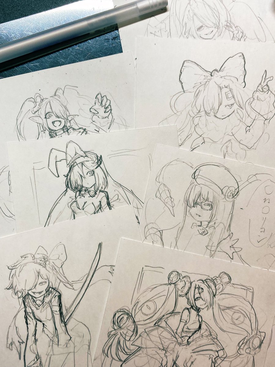 次は…誰にしようかな…✍️( ´言｀)