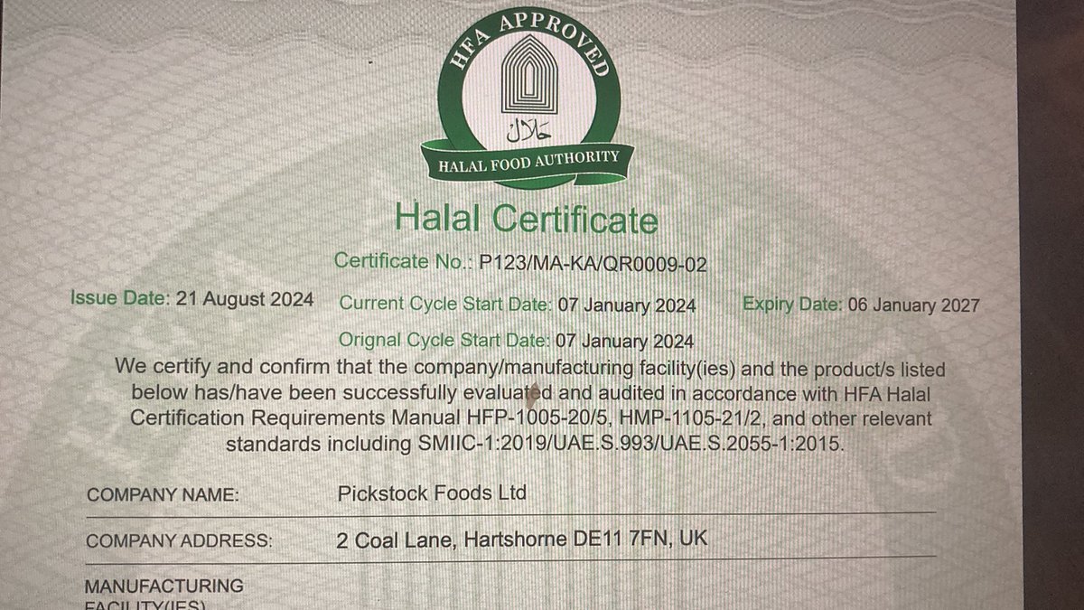 blaiklockBP's tweet image. I am starting to get the results of the first batch of Freedom of Information requests to schools.

One school sent me their butchers Halal certification - without being asked - like they are proud of it .