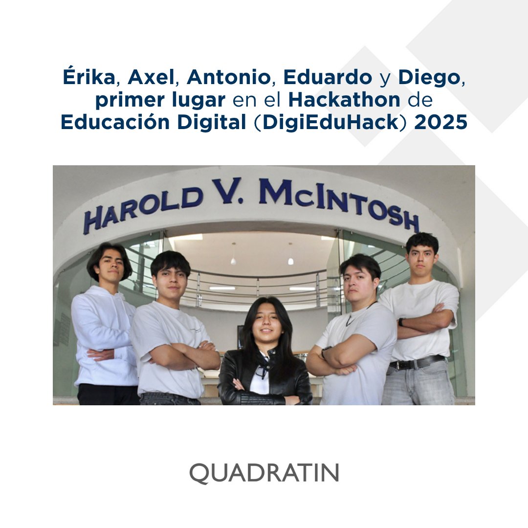 QuadratinPuebla's tweet image. 🎓 #Universidad | Estudiantes @BUAPoficial  ganan fase estatal de #DigiEduHack2025

👉🏻 Desarrollaron #CapiMath, plataforma que reúne información de la red sobre un tema en específico

🔶#QuadratínPuebla 👇
🔗puebla.quadratin.com.mx/estudiantes-bu…
