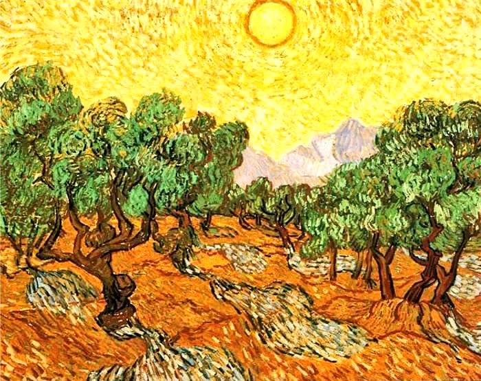 impression_ists's tweet image. Olive Trees by Vincent van Gogh