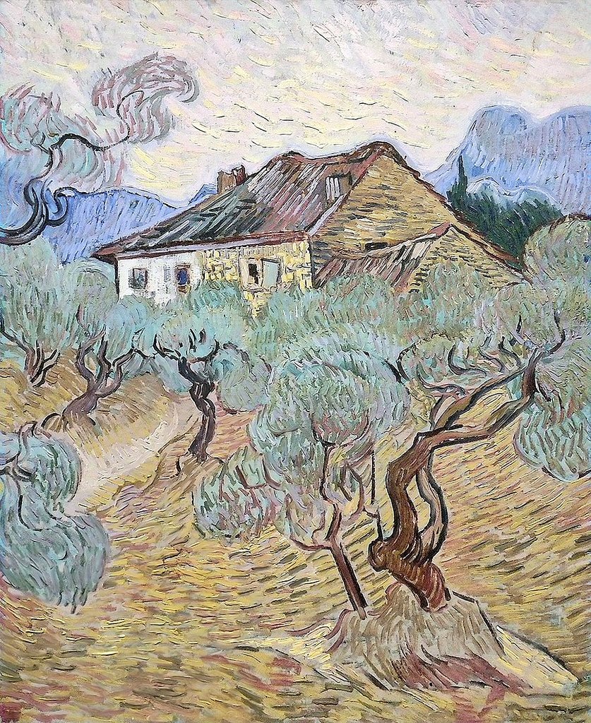 impression_ists's tweet image. Olive Trees by Vincent van Gogh