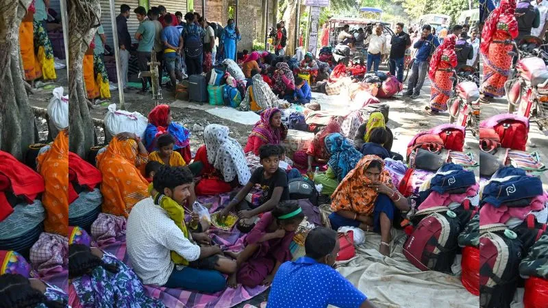 OpIndia_in's tweet image. SIR के डर से भारत छोड़ बांग्लादेश जाने वालों की लगी कतार

बंगाल बॉर्डर पर पहुँचे सैकड़ों घुसपैठिए

जिसे बताया गया ‘वोट चोरी’ का तरीका, वही बन गया घुसपैठियों का काल

hindi.opindia.com/editors-picks/…