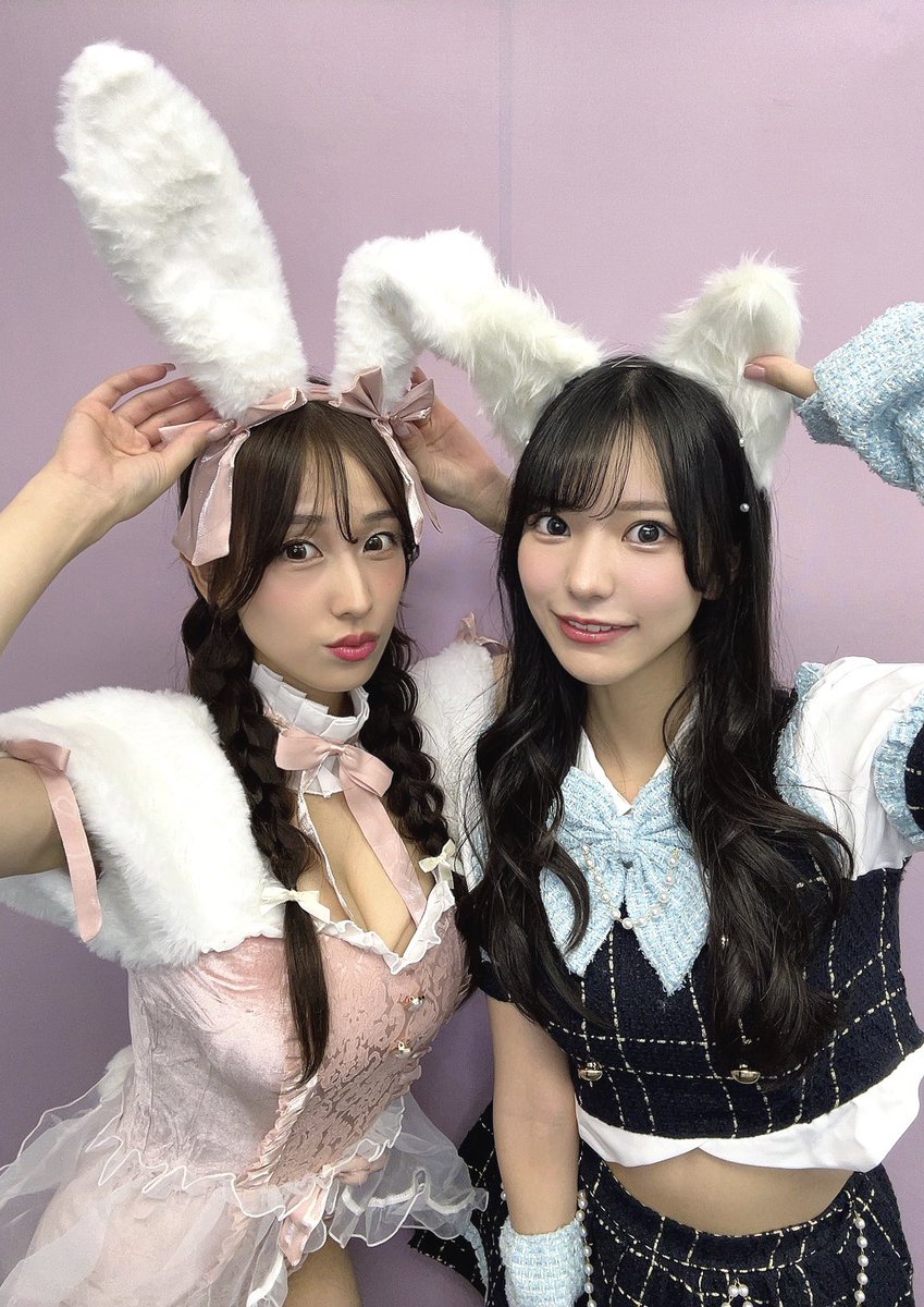 korokorococoroo's tweet image. 船プレありがとうございました️🌼*･

今日は寧々ちゃんとお隣同士でたまたま耳も似てて嬉しかった🐰🐱🎀

平日で忙しい時期なのにみんな本当にありがとう🥲✨
夜冷え込むから身体あったかくして過ごしてね！！