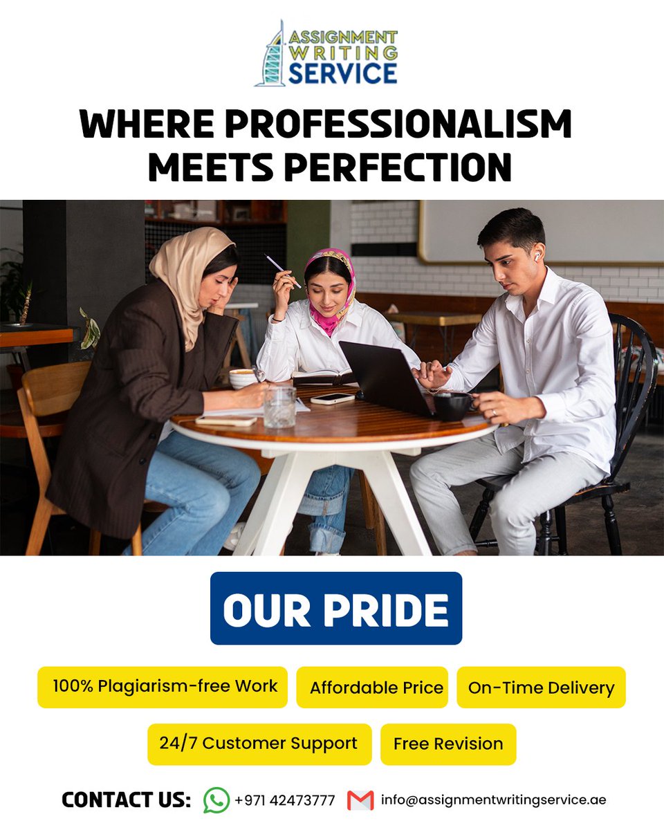 Assignment_Ae's tweet image. Professionalism Meets Perfection. ✅ Get Your UAE Assignments Done Right!

Book Your Assignment Now: assignmentwritingservice.ae
Chat With Our Experts Now: wa.me/97142473777

#UAEassignment #dubaiuniversity #studentlife #WritingExperts #fypシ #Trending #StudyInUAE #uae #viral