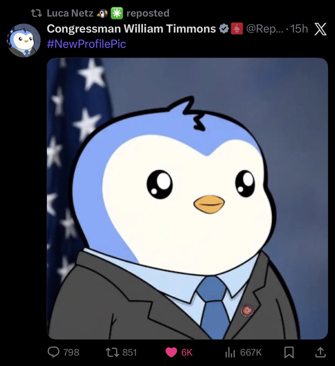 ICYMI: <a href="/pudgypenguins/">Pudgy Penguins</a> proliferation continues through congress 🐧