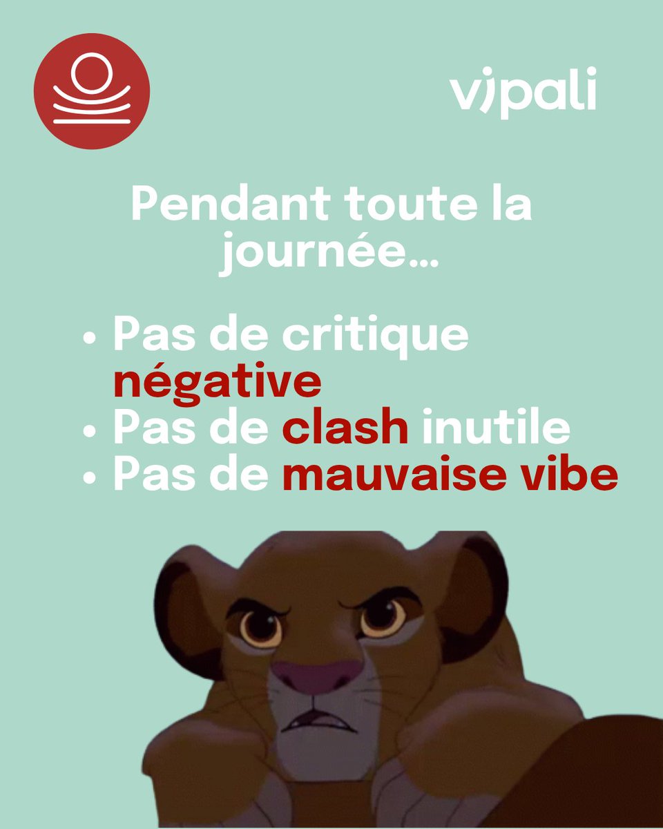 Vipali_prev's tweet image. Aujourd’hui : ne dire du mal de personne ✨
On met les critiques de côté et on choisit de parler avec nuance… et plus de bonnes vibes.
Tu vas être surpris(e) de l’impact sur ton humeur et ton énergie 🤍
#vipali #mindset #bienetre #developpementpersonnel #positivevibes