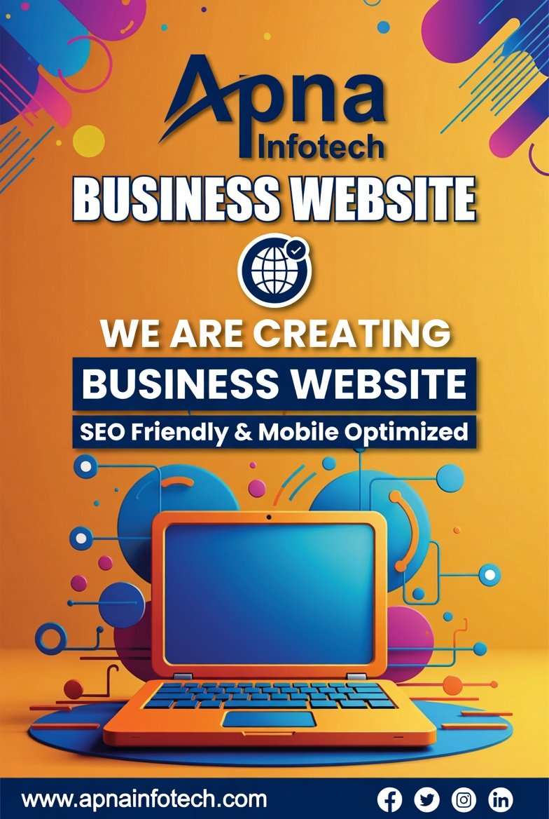 ApnaInfotech's tweet image. A professional website can upgrade your business.
Get a fast, mobile-friendly, modern website today.
Apna Infotech — Smart Solutions for Growing Businesses.

#WebsiteDevelopment #BusinessGrowth #DigitalIndia #WebDesign #StartupIndia #ITServices #ApnaInfotech
#Agni4IsHere