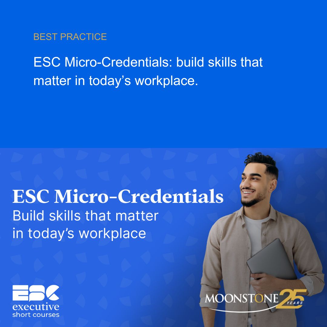 MoonstoneInfo's tweet image. ESC Micro-Credentials deliver fast, hands-on learning in cybersecurity, AI, and more.

ESC’s online Micro-Credentials give professionals hands-on skills in cybersecurity, AI, DEI, and more, helping them respond to real-world challenges. 

Read more: moonstone.co.za/esc-micro-cred… 

#ESC…