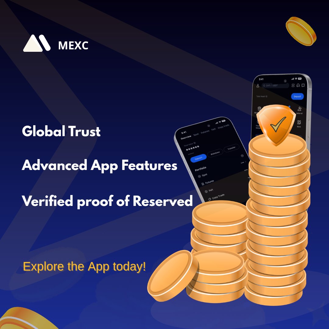Sita_Elise's tweet image. #MEXC keeps proving why it’s one of the most reliable exchanges out here.

 Their Proof of Reserves audit is transparent, the app is smooth, and the trading experience is honestly top tier.

If you want speed, security, and real liquidity, #MEXC delivers.

#TeamMEXC