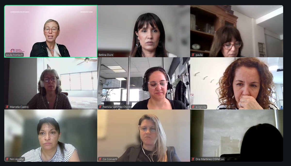 #AHORA. ¡Iniciamos la actividad de la Comisión de Diversidad &amp; Cultura Ética!

💬“Aprendizajes y Estrategias desde la Práctica Empresarial”.

👥 Junto a nuestras directoras Paula Honisch y Betina Duré. 

#Ética #Compliance #AAEC #Diversidad #Equidad #Pertenencia #CulturaÉtica