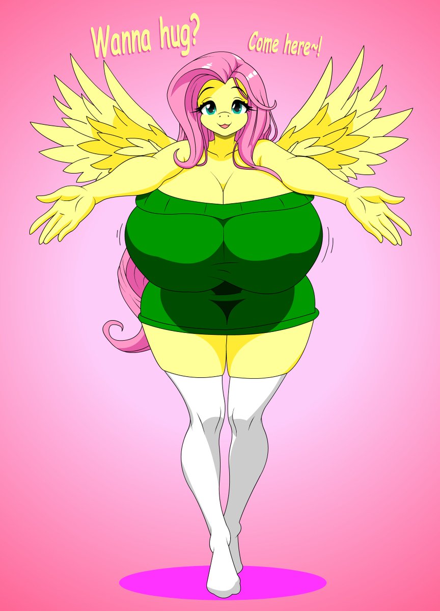RayBrighten's tweet image. Wanna hug?
#mlpfanart #Fluttershy