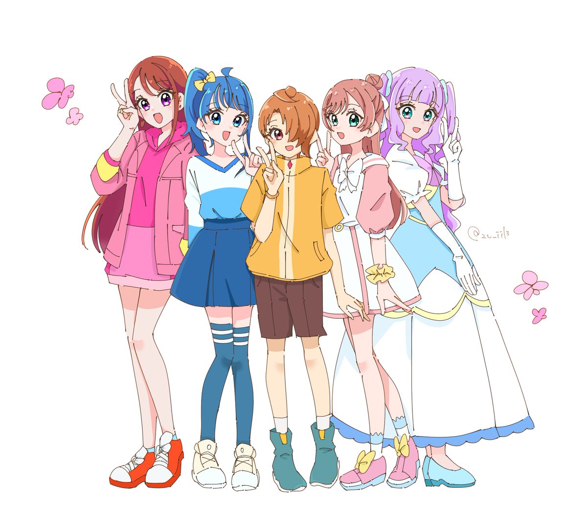 2v_iil3's tweet image. ひろプリのこの身長差好き➰