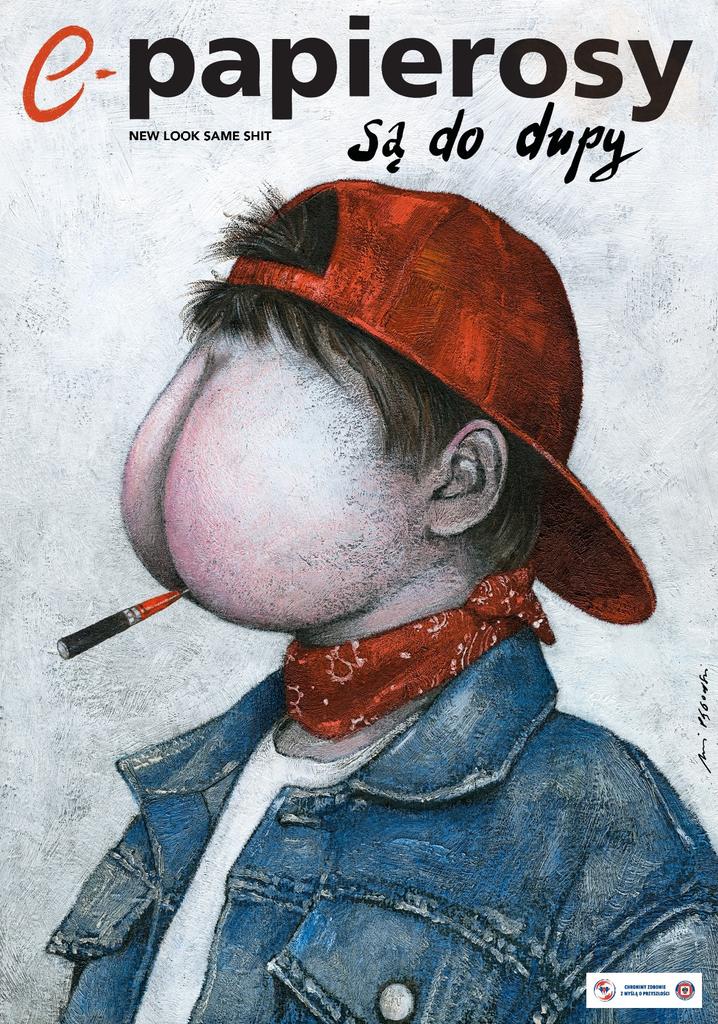 GIS_gov's tweet image. Dlaczego powróciłem do mojego plakatu Papierosy są do dupy? Chciałem pokazać, że niezależnie od formy, tradycyjny papieros czy modne urządzenie elektroniczne, mechanizm uzależnienia pozostaje ten sam. Nieważne, jak to nazwiesz, nikotyna zawsze jest zagrożeniem – Andrzej Pągowski.