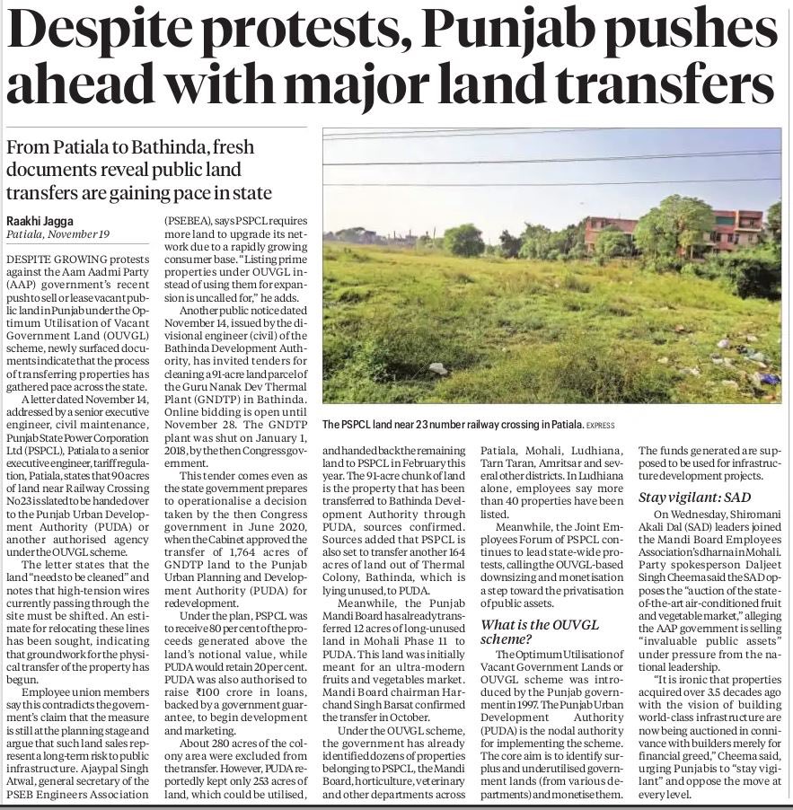 Partap_Sbajwa's tweet image. The @AAPPunjab government is orchestrating a deliberate sell-off of Punjab’s prized assets to mask its catastrophic financial mismanagement. CM @BhagwantMann, Finance Minister @HarpalCheemaMLA and @AamAadmiParty chief @ArvindKejriwal are pushing the state toward economic collapse…
