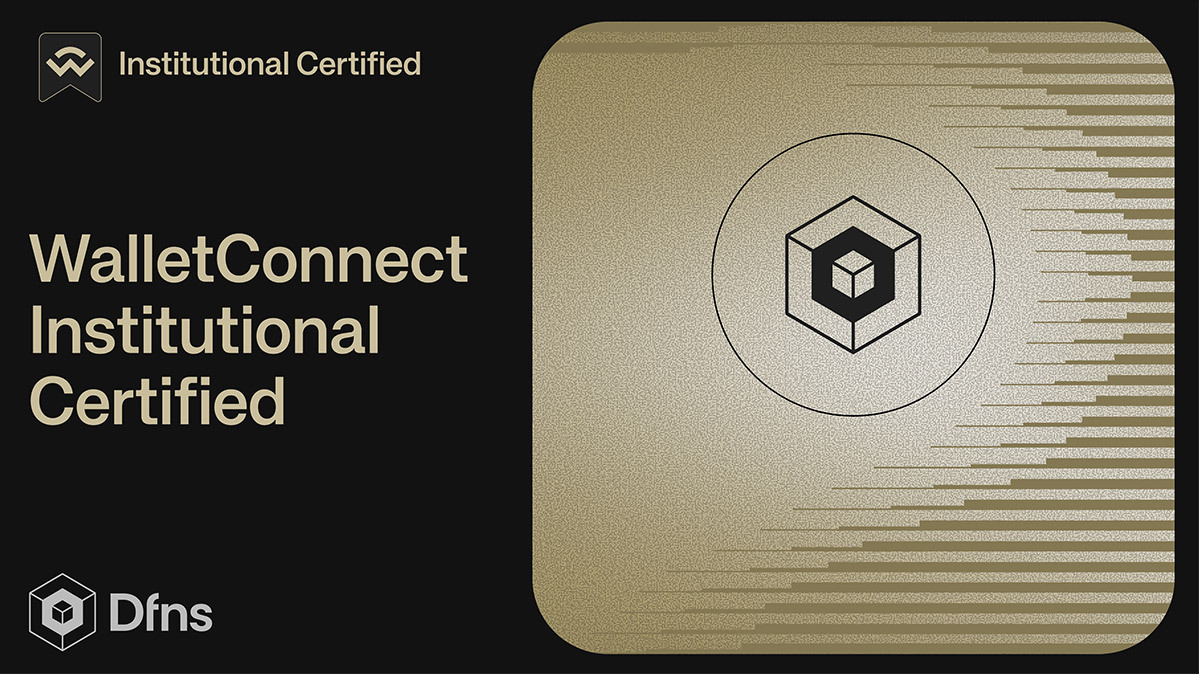 🎟️ <a href="/dfnsHQ/">Dfns</a> is one of the first wallets to get certified by <a href="/WalletConnect/">WalletConnect | WalletCon 🇦🇷</a> ✔️

We’re proud and grateful to join the very first cohort of WalletConnect’s Institutional Certified program 🏷️

The goal is to give every Dfns-powered wallet a trusted, verified identity across 70,000+