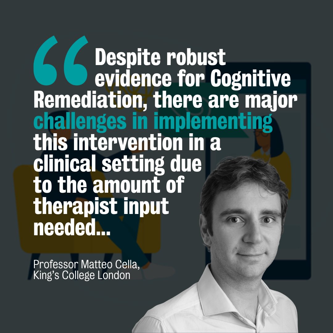 KingsIoPPN's tweet image. Congratulations to Prof Matteo Cella &amp;amp; team who have been awarded £4.9m @wellcometrust funding to improve access to psychological therapies for young people with psychosis &amp;amp; depression using artificial intelligence.

🔗Read more: kcl.ac.uk/news/nearly-5m…