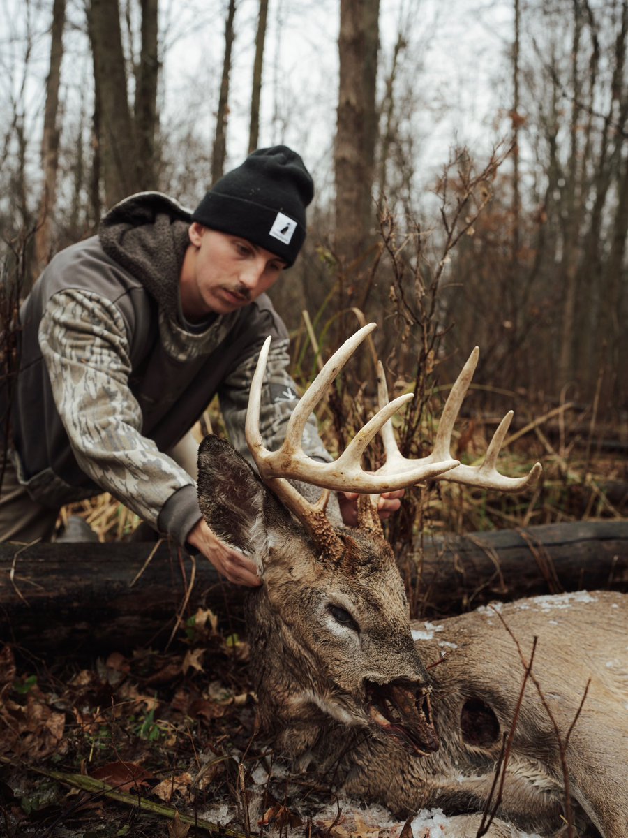 Always fired up to get a FaceTime at work! Usually means a positive happened outdoors and it was…Luke was able to close chapter on an arrowed deer in MI 10days prior. Same dog/tracker found it while tracking neighbor’s deer and sent pin…wild! Happy he was able to gain closure!