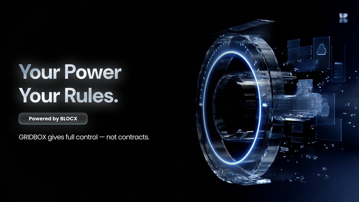 BLOCX_TECH's tweet image. You decide what your hardware does.
You choose when it runs.
You control how it earns.

That’s GRIDBOX - no custody, no middlemen, no gatekeepers.
Just freedom, compute, and rewards. 🖥️