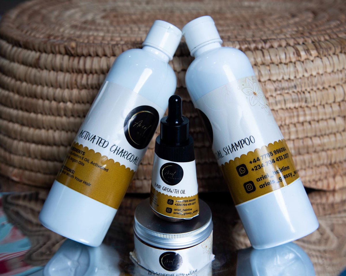 ArielWorld's tweet photo. Every hair deserves a touch of goodness✨.
And that's what we offer with our hair care set.

Cop one for yourself or kids, today!!

Kindly help rt 

#haircare 
#SelfLoveMatters https://t.co/rirGQAYkod