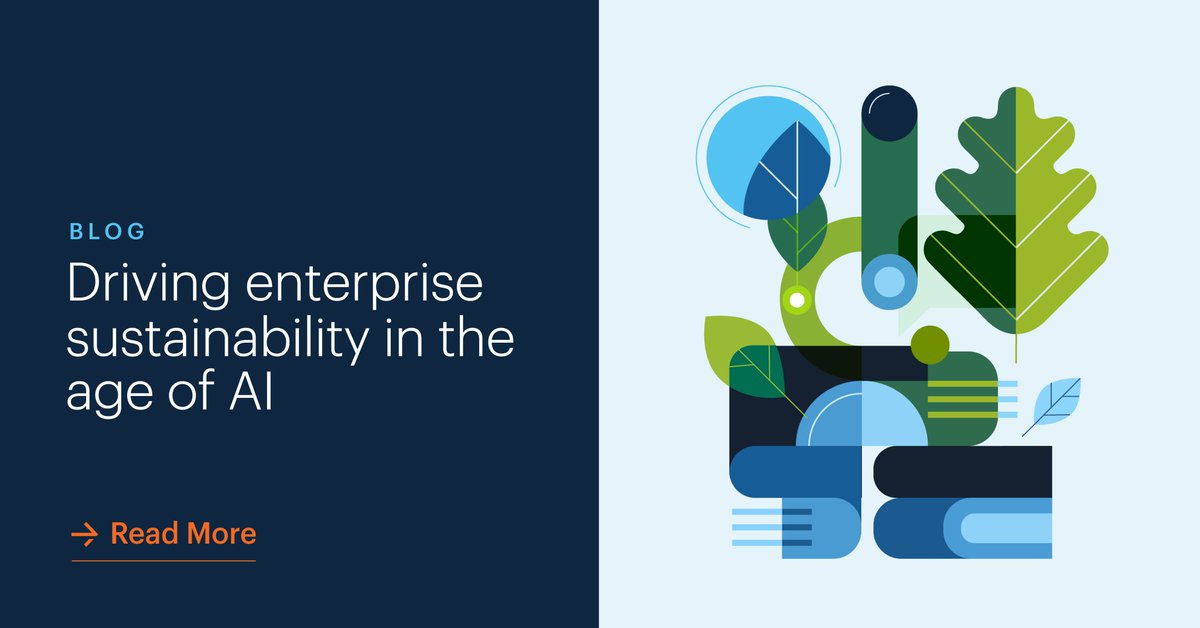 🌿In the context of sustainability, technology is at a tipping point. While the AI boom shows that these innovations demand significant energy and resources, it’s equally clear that AI and other digital solutions hold the key to driving better enterprise sustainability.
 
As
