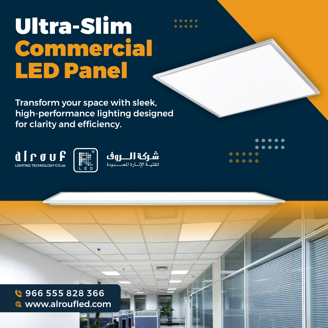 AlroufLED's tweet image. 🚀 Ultra-Slim LED Panel
Sleek, energy-efficient lighting for modern spaces. 💡✨
👉alroufled.com/product/commer…
#LEDPanel #Lighting #Efficiency #AlroufLED