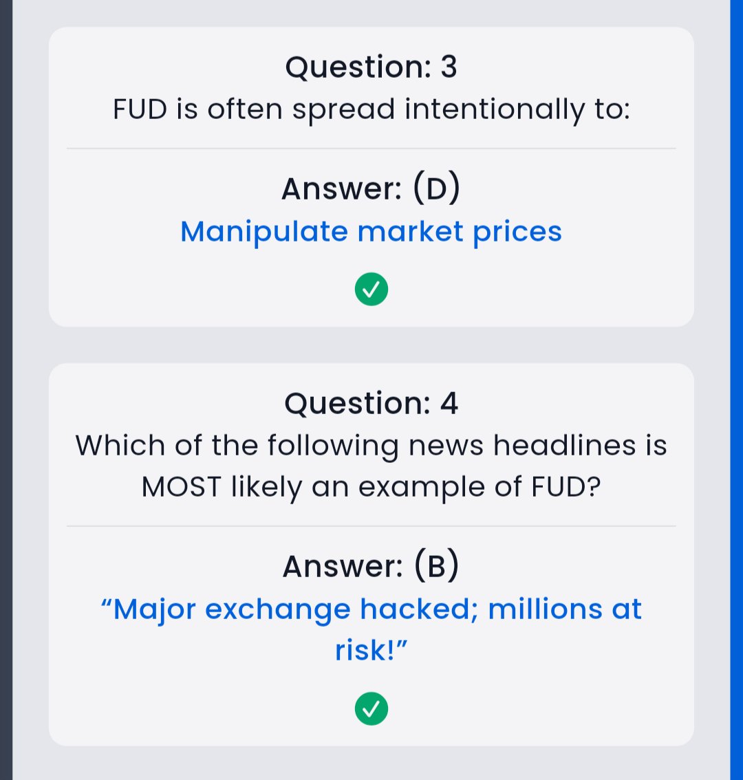 GO1PAWSED's tweet image. 🔥 SYNTAX VERSE Daily General quiz answer !
🗓️ 20.11.2025

❓Quiz Title : FUD in the Crypto Market
🎁 Reward : 26.12 $SYNTAX

✅ Join Syntax Verse : syntaxverse.com/rf/03S8JTIFDDN

☑️ Join TG : t.me/syntaxversequi…

#syntax #syntaxverse #syntaxvault #syntaxquiz #syntaxversequiz