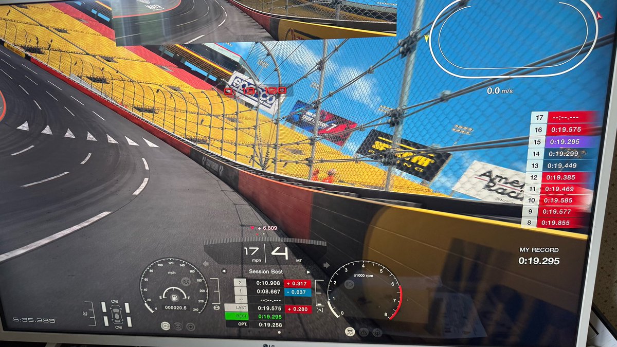 howson_james's tweet photo. @Tidgney @thegranturismo I can most definitely confirm the wall penalties are back on https://t.co/6fTrUiqkuf